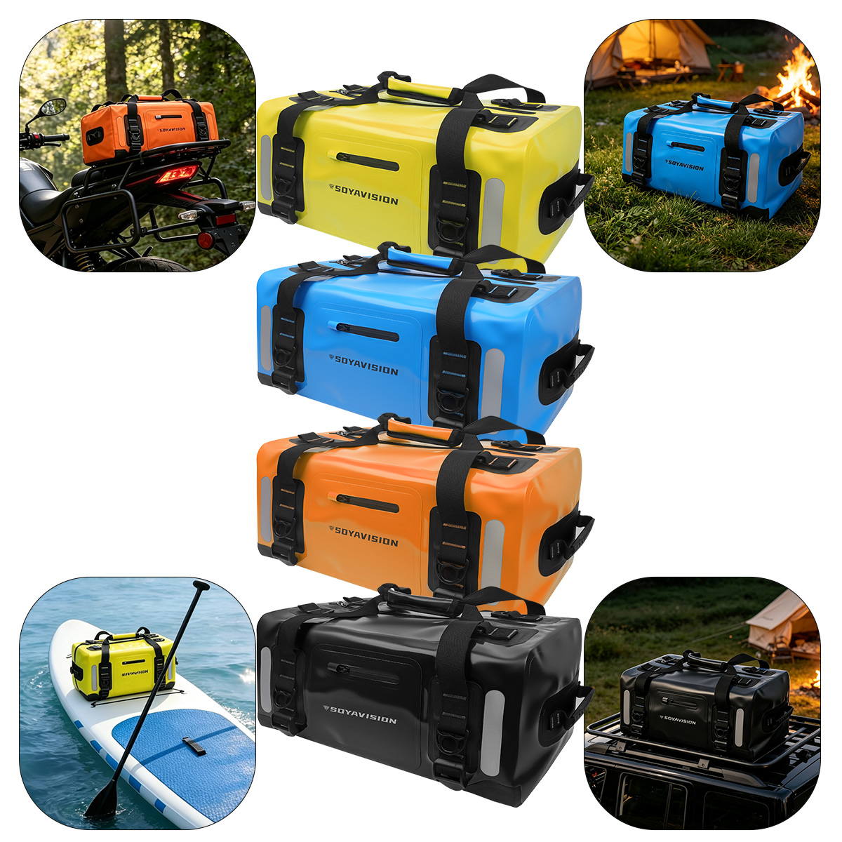 Outdoor Adventure Kit - Sac de Selle Étanche pour Moto