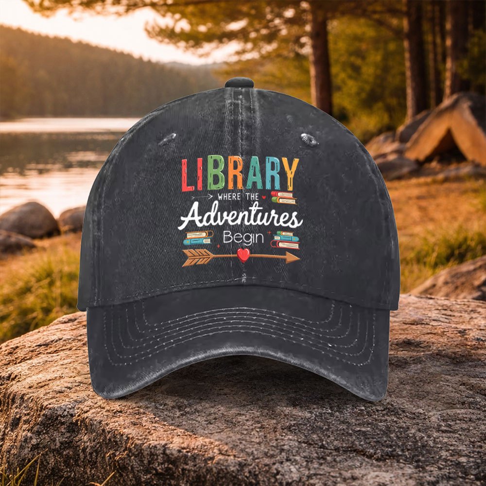 Outdoor Adventure Books For Adults - Casquette de baseball décontractée et polyvalente
