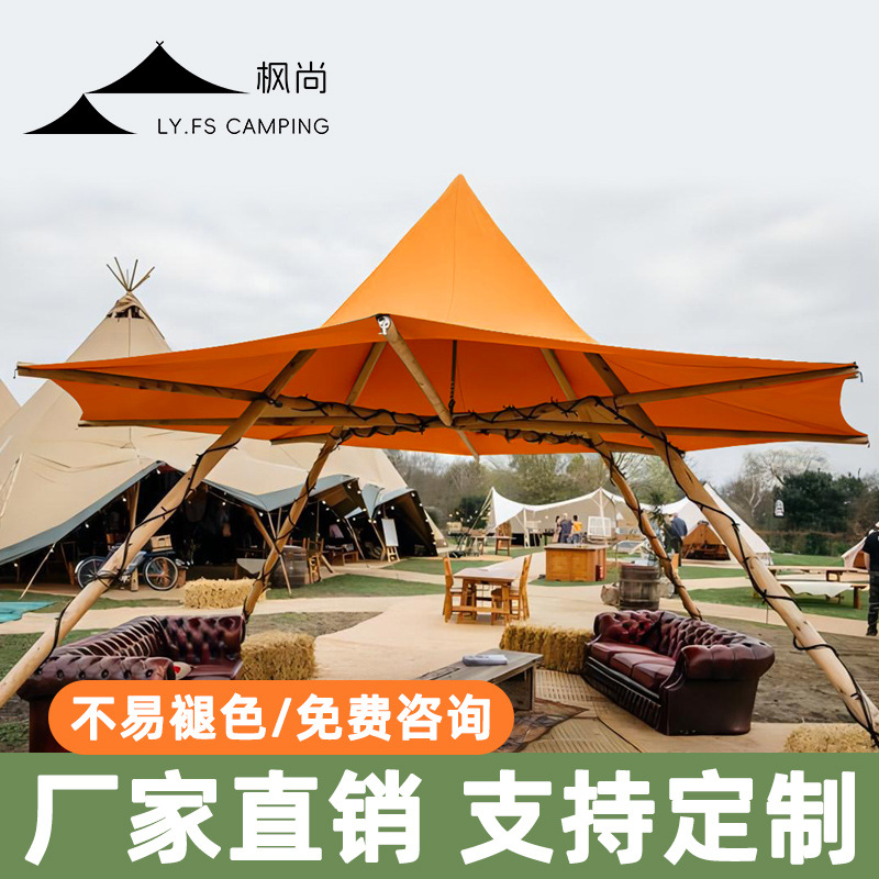 Tente en bois massif à double  - Outdoor Adventure Resorts avis et prix